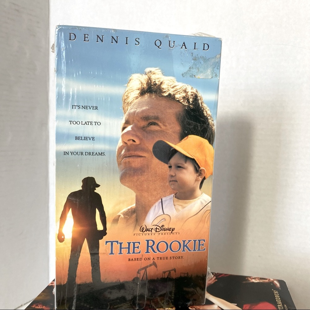 2 Disney Sports Classics “The Rookie”, NEW pristine, Sealed, 'The Titan', VHS